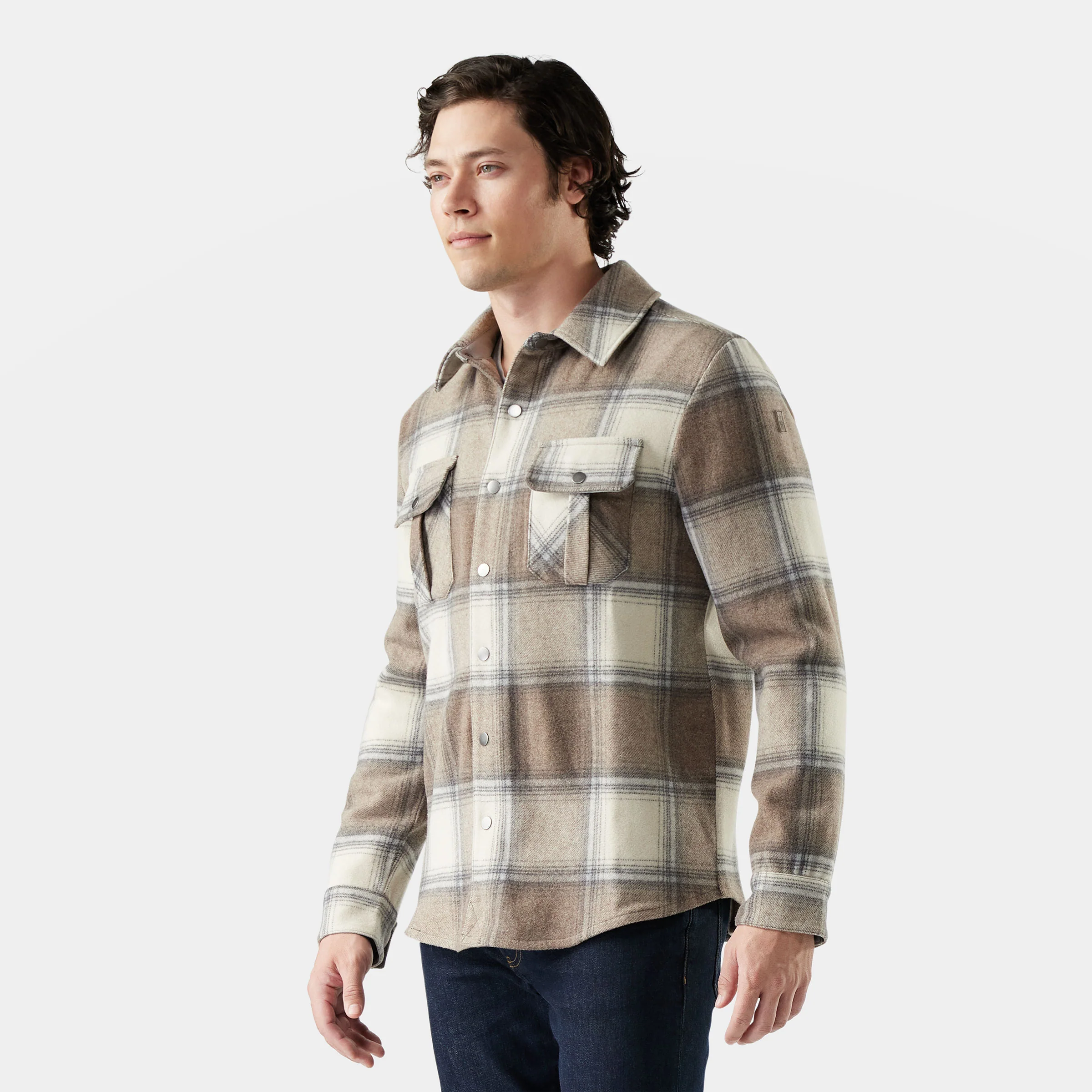 Anchor Line Shirt Jacket