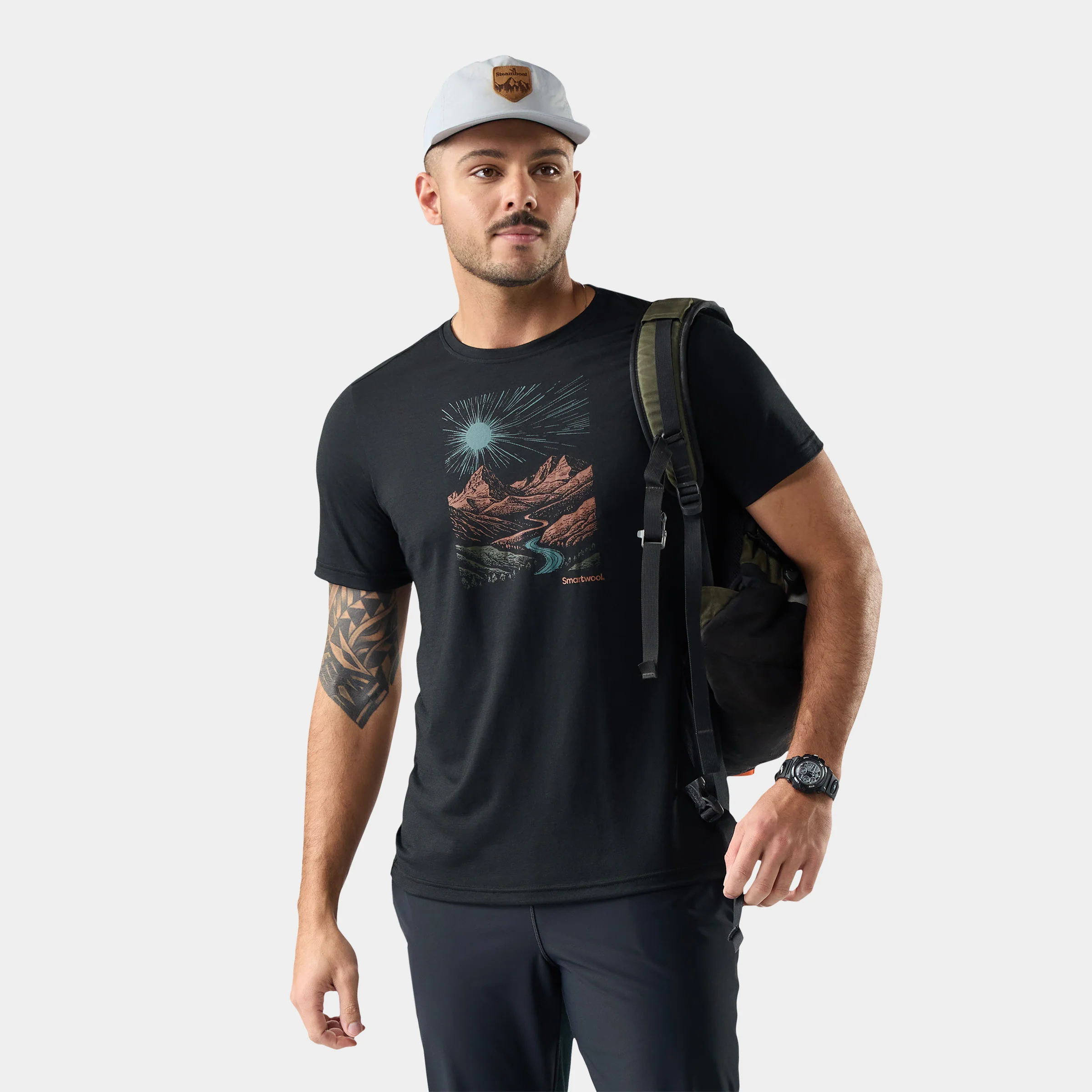 Men's Wander Valley Active Short Sleeve Graphic Tee